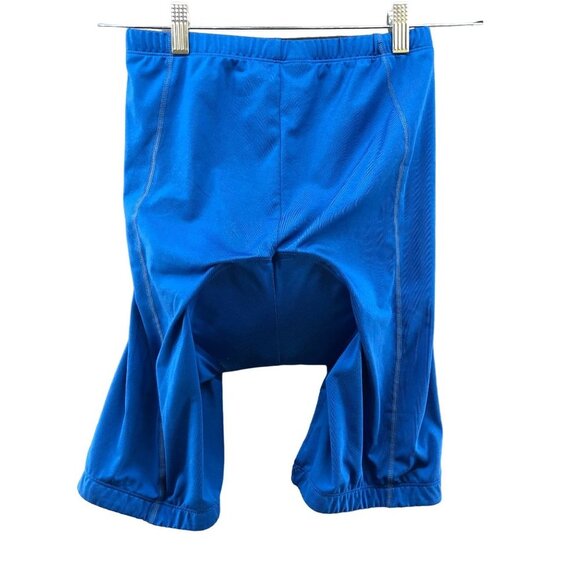 Nashbar Womens Blue Padded Cycling Shorts Biking Lycra Size Large L - Picture 2 of 11